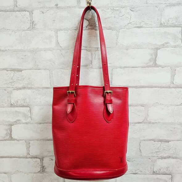 Louis Vuitton Petit Bucket Bag at Serendipity Consignment Boutique in Fuquay-Varina, NC